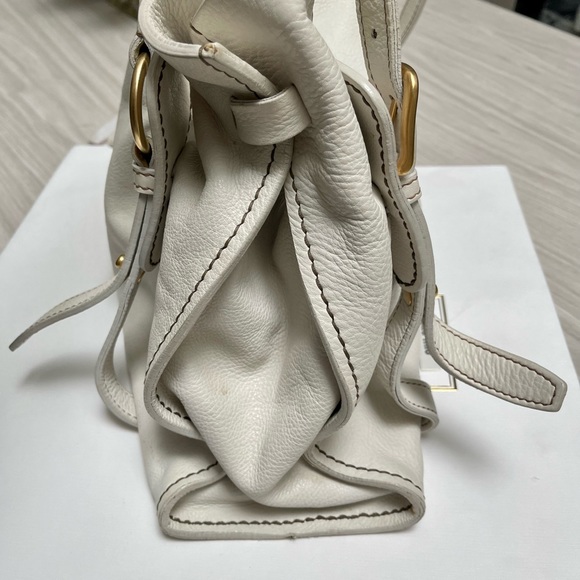 SOLD- Authentic Miu Miu off white large tote - Picture 6 of 10